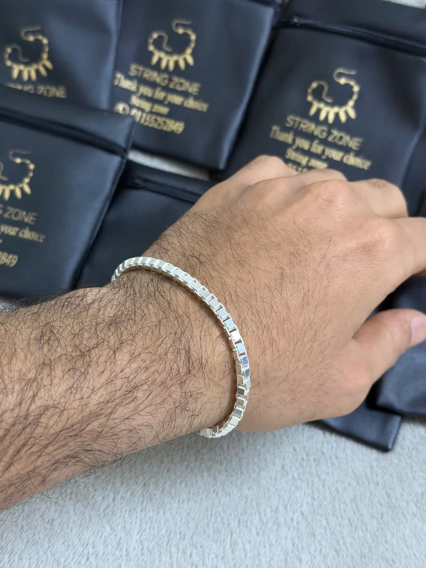 Italian Wide Box Bracelet