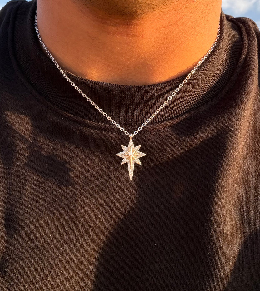 Stainless Steel Star Necklace