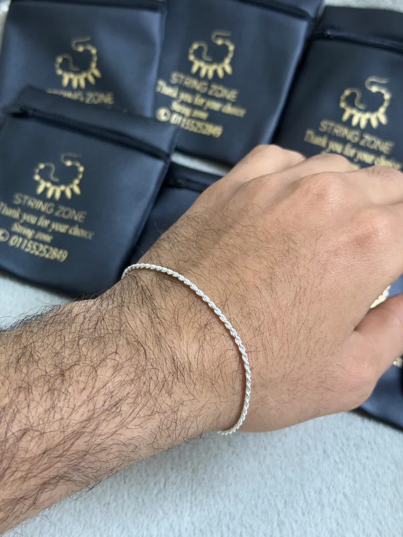 silver Cordon Bracelet