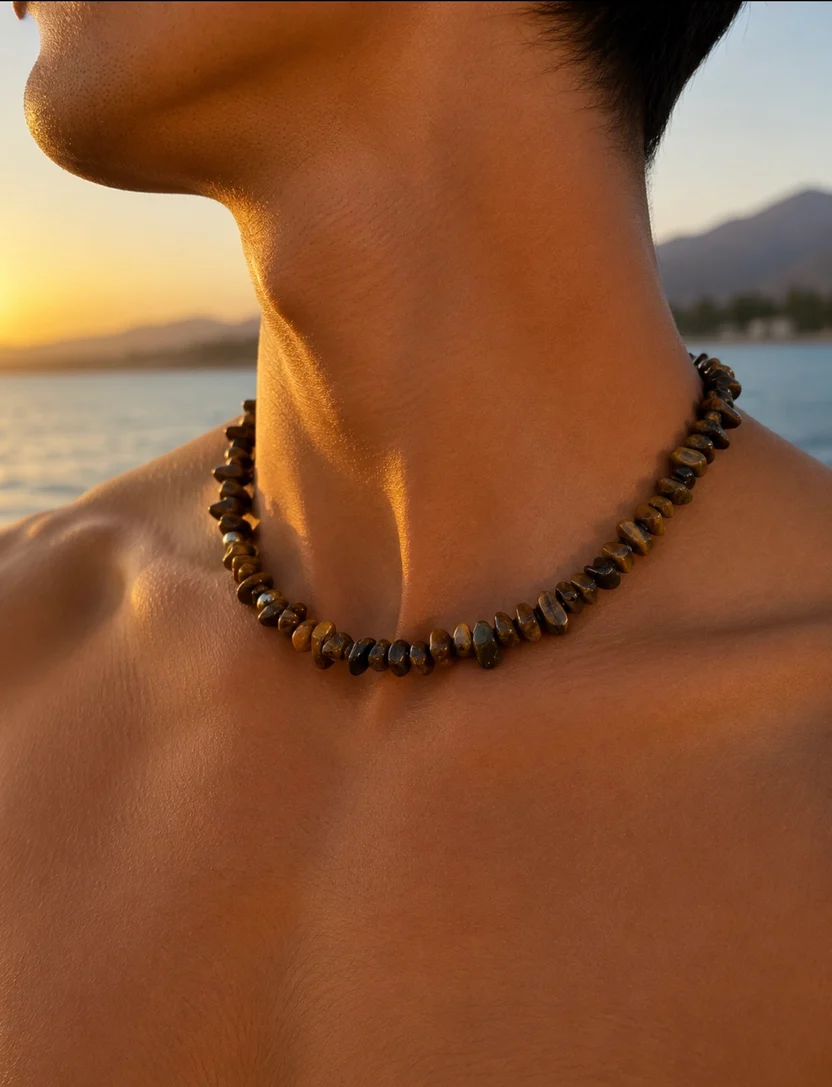 Tiger’s Eye Stone Necklace